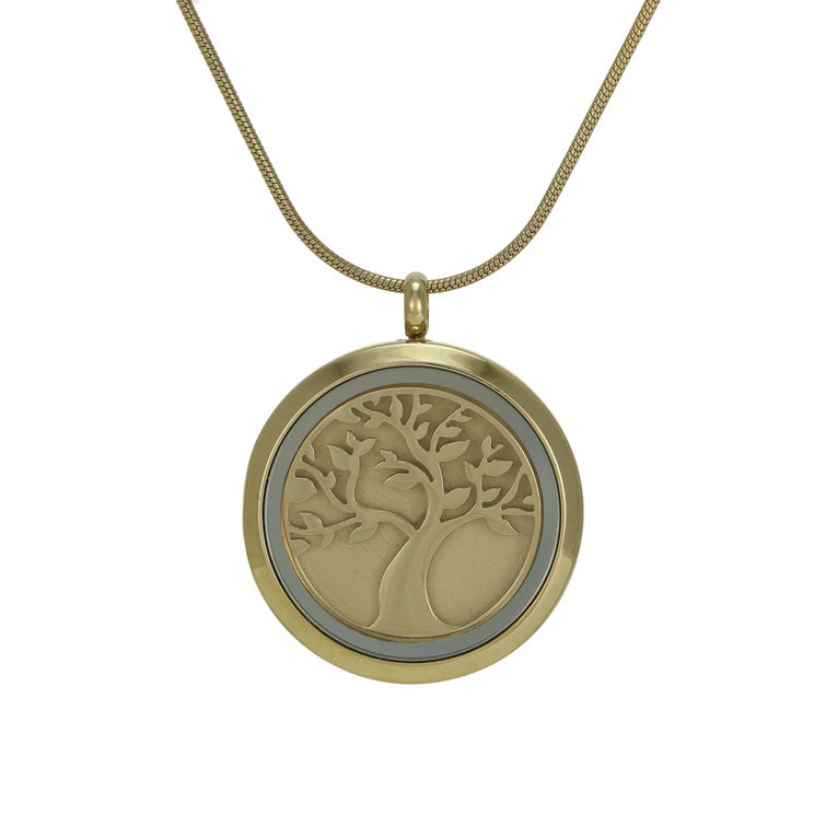 Bronze Tree Cremation Pendant - Akers James